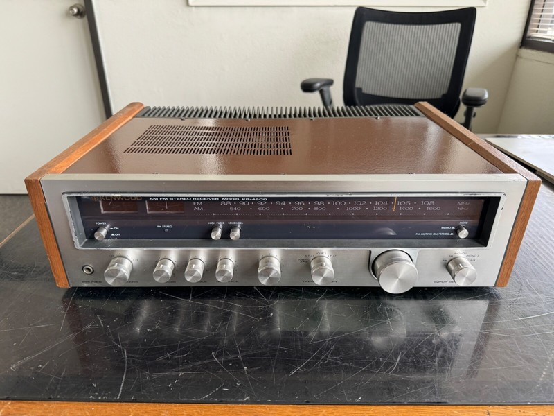 Vintage Kenwood KR-4600, 30W 120V/240V AM/FM Stereo Receiver 1977 – READ