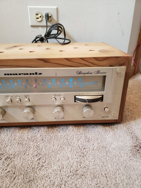 Marantz 2216B Stereo Receiver Needs Antenna Tested and Works With Custom Wood gallery