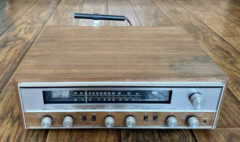 Monarch Solid State Stereo Tuner Amplifier Receiver SAT-460X — Tested/Working