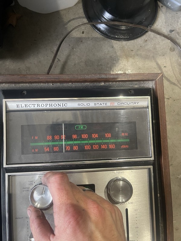 Vintage Electrophonic Solid State Stereo With Record Player And Tape Cartridge gallery