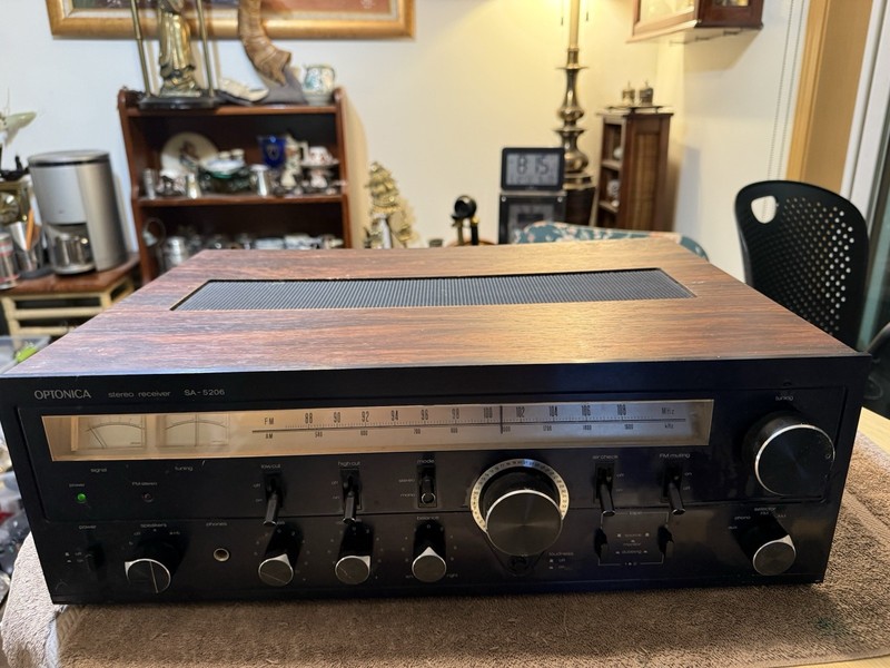 Vintage Optonica/Sharp SA-5206 ( Circa 1979/45 Watts Per Channel - Wooden gallery
