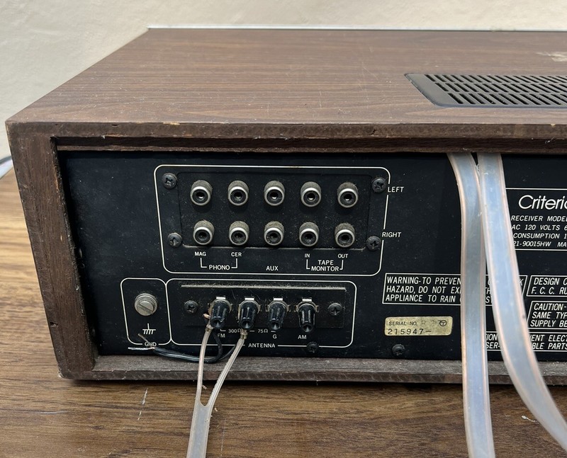 Criterion Mark III AM/FM Stereo Receiver 22 WPC Perfect Working Condition gallery