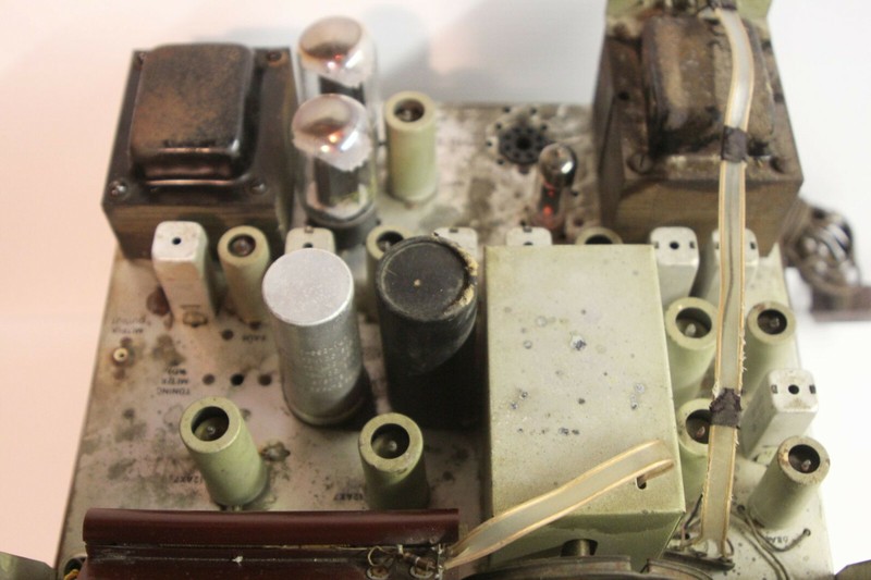 Vintage 1950s The Fisher Model 500 Receiver Mono Amplifier Tube Amp w/ Wood Case gallery
