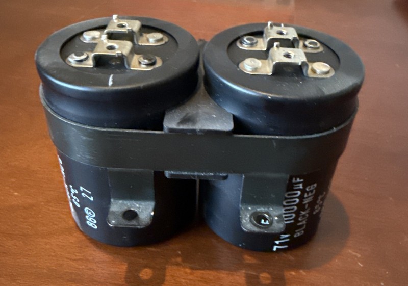 Vtg Original SANYO Model JCX 2900K Elna CE-W 71V 10000uF Capacitor