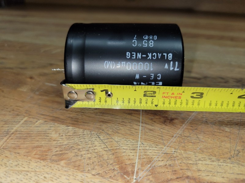 Kenwood Super Eleven Electrolytic Capacitor 10000/71v (1 Per Sale.) C90-047-05 gallery