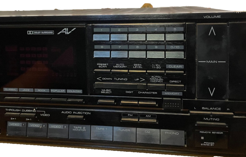 parts repair Turns on With Control Kenwood KR-V107R Stereo Amplifier Receiver gallery