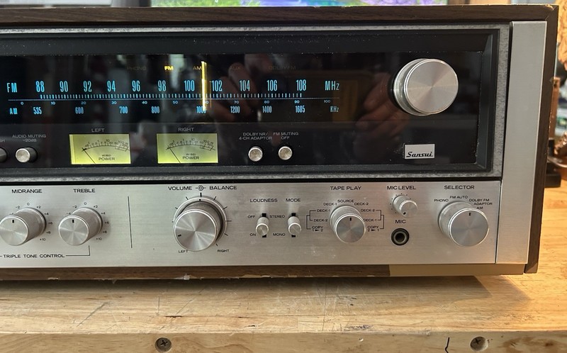 Vintage Sansui 8080 Stereo Receiver Amplifier Pro Serviced gallery