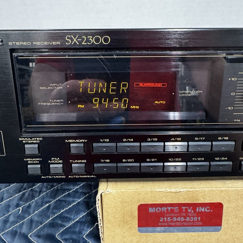 PIONEER SX-2300 VINTAGE AM/FM STEREO RECEIVER - SERVICED - CLEANED - TESTED gallery