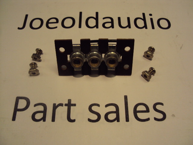 Dynaco PAT 4 PreAmp RCA Input Jack w/Mounting Hardware. Tested Parting Out PAT 4