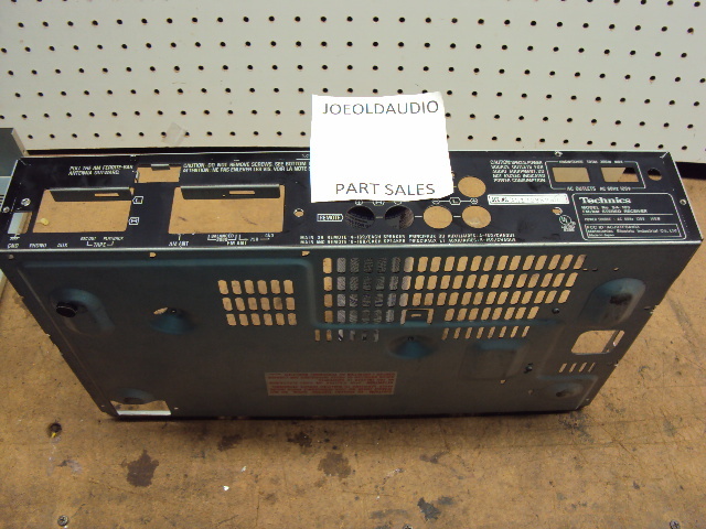 Technics SA-103 Metal Back Plate & Bottom Plate. Parting Out SA-103