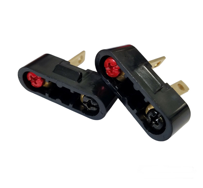 2 Pioneer SX-424 Reciever Speaker Connectors Adapter Plugs, Also Akai and Allied