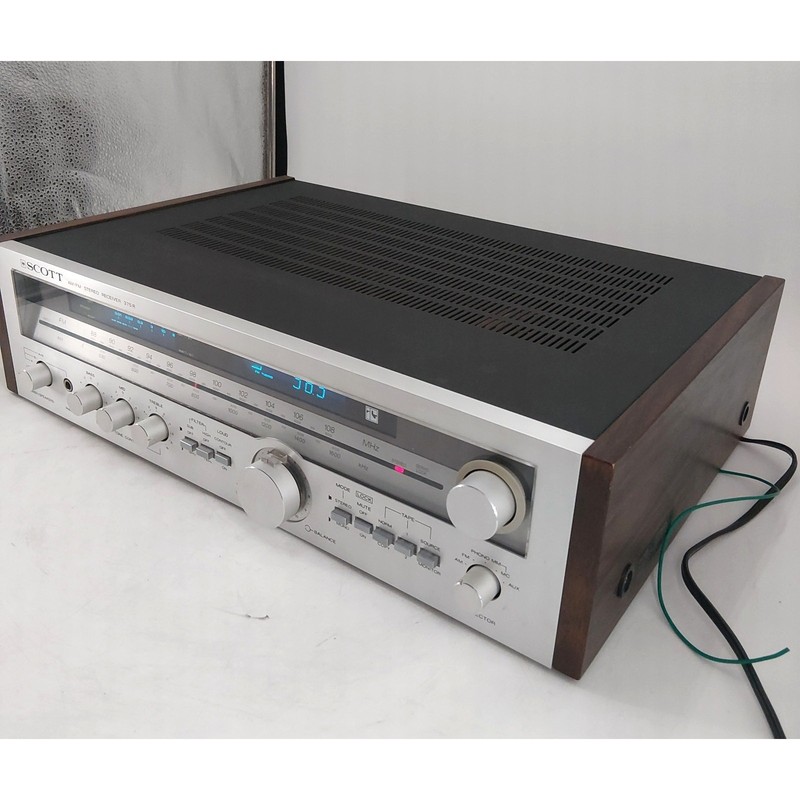 H. H. Scott Model 375R Stereo Receiver - Clean Silver Face Vintage Classic! gallery