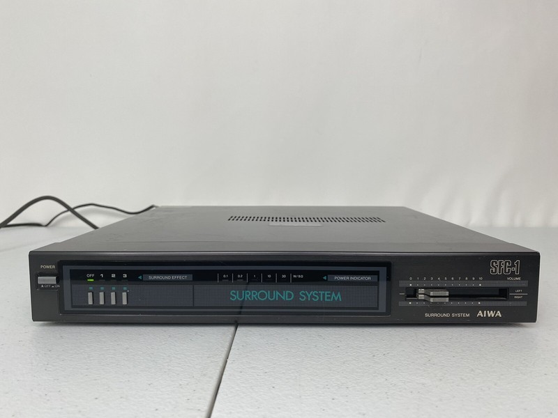 Vintage Aiwa SFC-1H Audio Surround System Receiver w/ Speaker Wire - RARE HTF