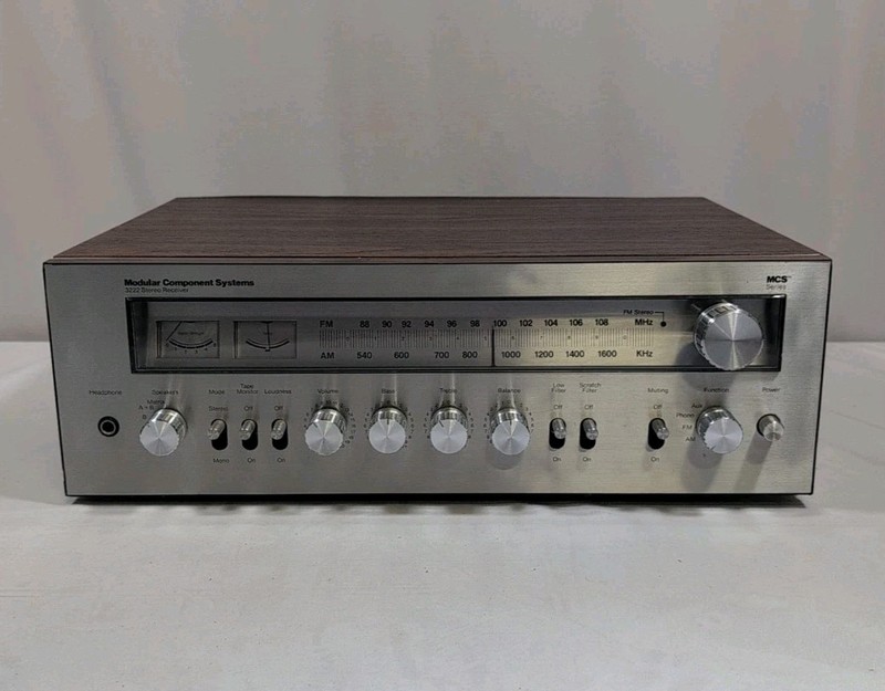 Vintage MCS Modular Component Systems 3222 Stereo Receiver - Repair-Parts