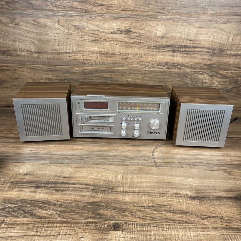 AI Rhapsody RY-1082 AM/FM/MPX Stereo Receiver 8 Track Cassette Parts Or Repair