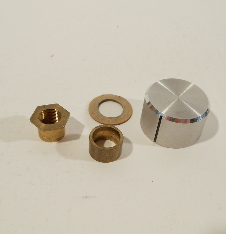 AMPEX ASR-100 RECEIVER VOLUME CONTROL KNOB PARTS OR REPAIR XLNT CONDITION!