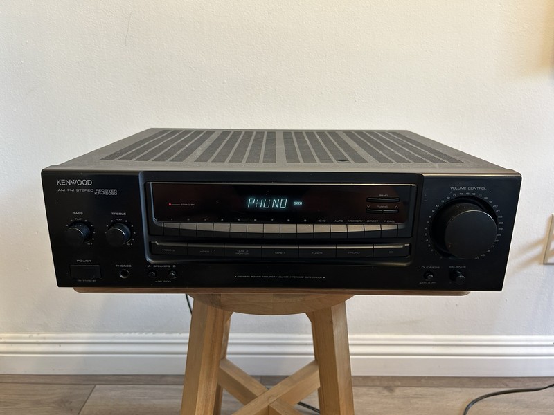 Kenwood AM-FM Stereo Receiver KR-A5060 Vintage Hi-Fi Very Good Working Condition