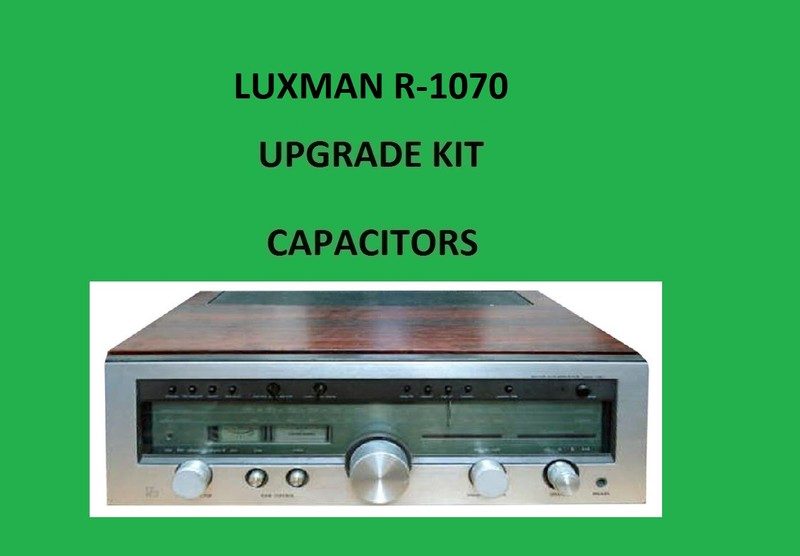 Stereo Receiver LUXMAN R-1070 Repair KIT – all capacitors