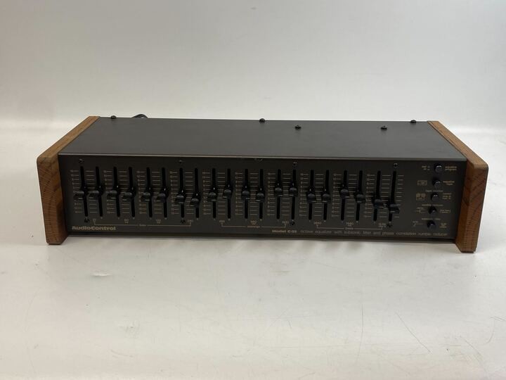 Vintage Audio Control C-22 Stereo Equalizer Octave EQ Sound Control Tested