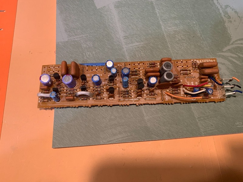 Yamaha CR-820 Stereo Receiver Parting Out -Tone Board with Controls Removed