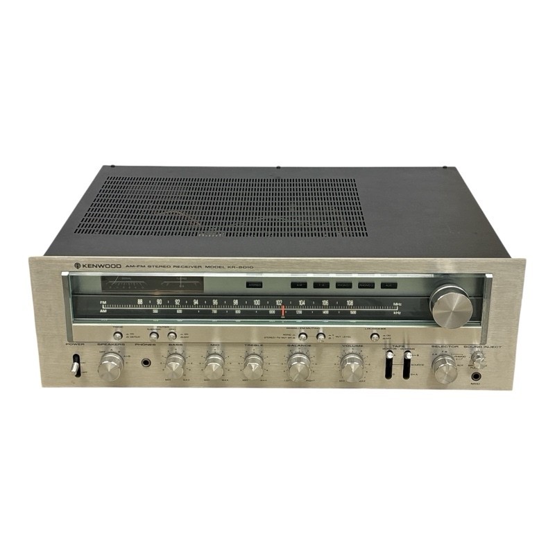 Vintage Kenwood Model KR-8010 Stereo Receiver (tested to power on)
