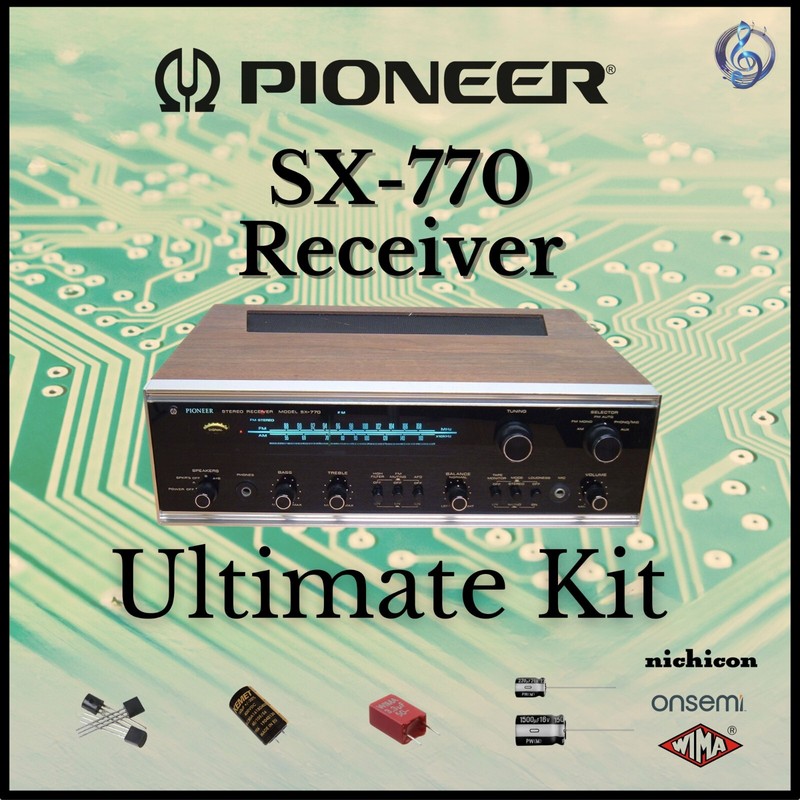 Pioneer SX-770 Receiver Ultimate Upgrade Kit Genuine Parts Restoration