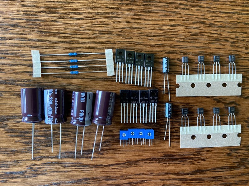 Sansui F-3074 Driver Boards Rebuild Recap Kit for G-8700DB G-9700 G-871 DB G-971