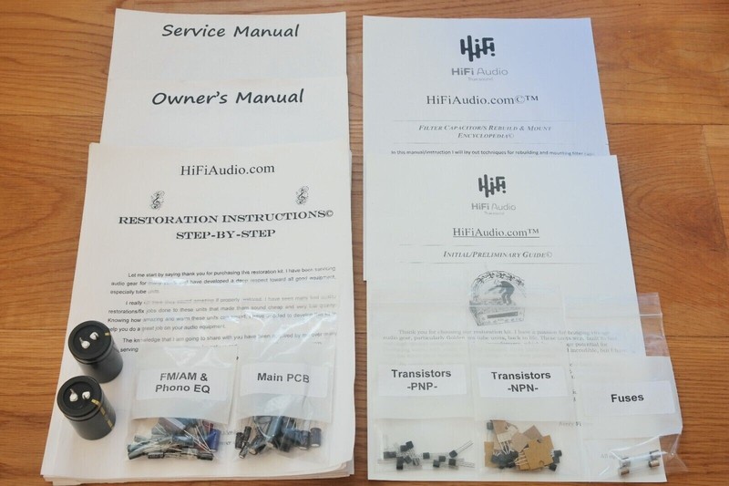 Toshiba SA-725 rebuild restoration recap service capacitor kit repair