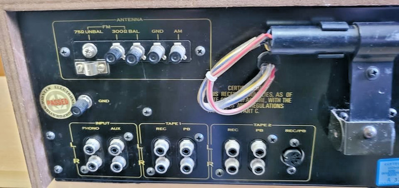 Vintage Pioneer SX-737 AM/FM Receiver Excellent working condition great sound gallery