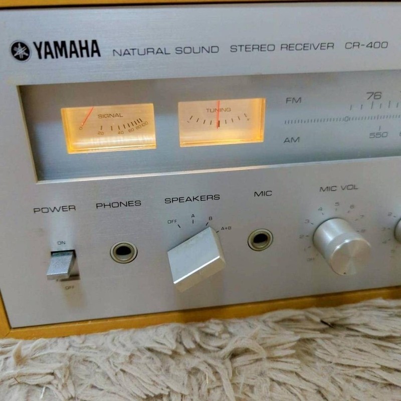 Yamaha CR-400 Stereo Receiver Vintage Hi-Fi Amp Wood Case Tested Working Japan gallery