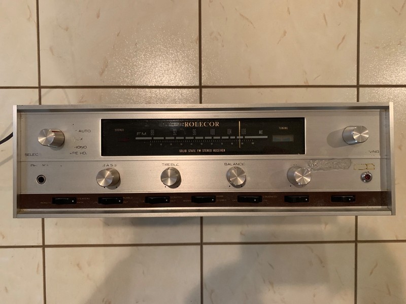 Vintage ROLECOR RTA-620 Receiver ROLAND Electronics, Japan for E.J Korvette Inc
