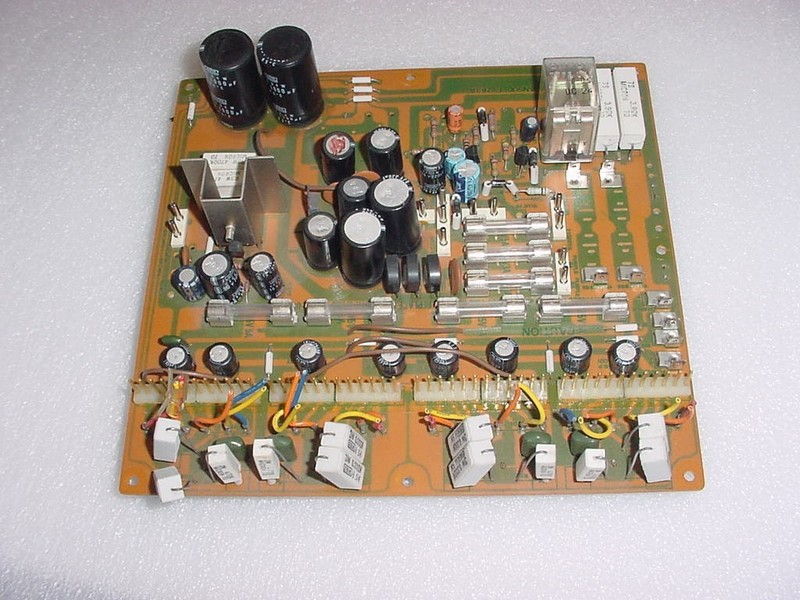 SANSUI QRX-9001 AM/FM QUAD RECEIVER PCB F-2638 (POWER SUPPLY CIRCUIT BOARD)