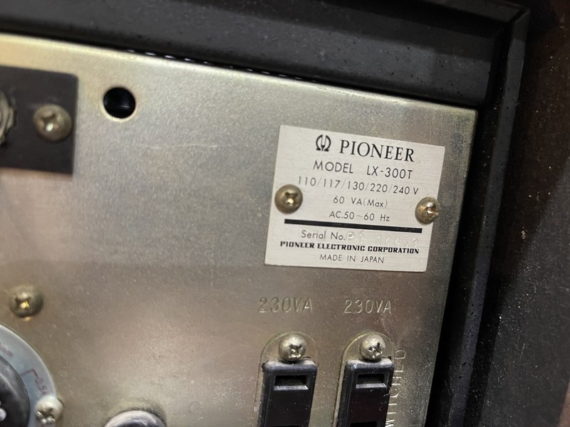 VINTAGE Pioneer LX-300T AM/FM STEREO RECEIVER AMPLIFIER NO POWER For Parts!!! gallery