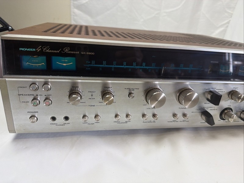 ViINTAGE PIONEER QX-9900 QUAD/STEREO RECEIVER TESTED! Please Read Description