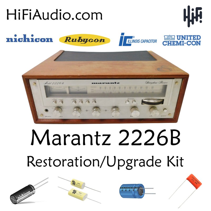 Marantz 2226B rebuild restoration recap service kit fix repair capacitor