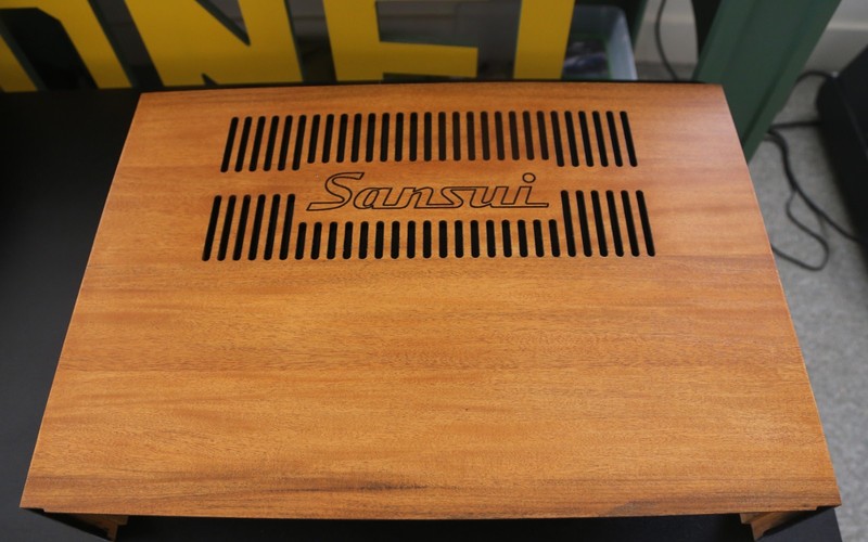 Sansui G8000/G9000 Custom Made Cabinet "Industrial Black" gallery