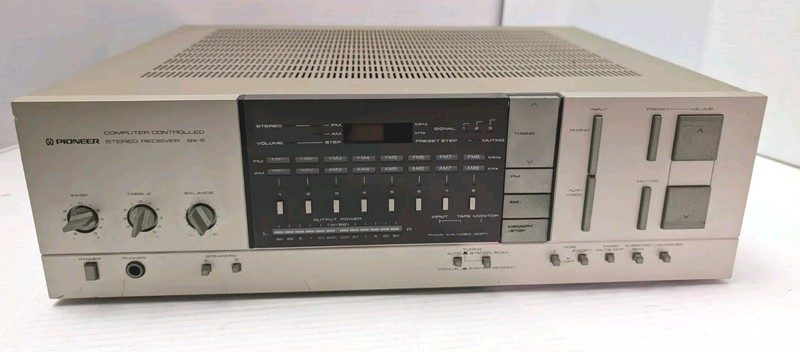 Vintage Working Gold Pioneer SX-6 AM/FM Stereo Receiver Computer Controlled gallery