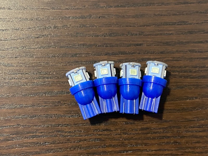 Pioneer SX-3600 LED Light Bulbs SX-3500 SX-720 4 Royal Blue Wedge Lamps