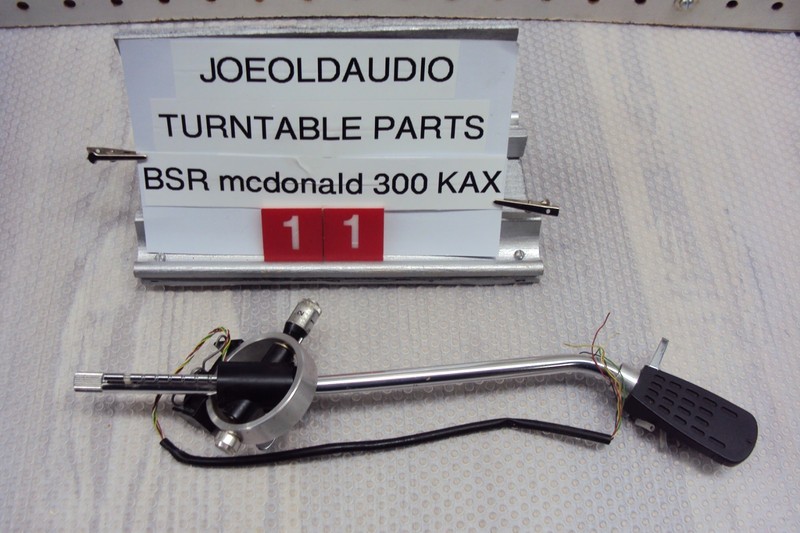 BSR McDonald Turntable Model 300 KAX Tonearm. Tested Parting Out Entire 300 KAX