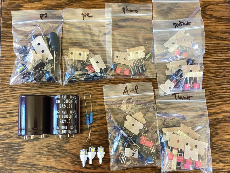 Project/One Mark IIIB Complete Rebuild Kit High-Quality Recap Transistors Lights