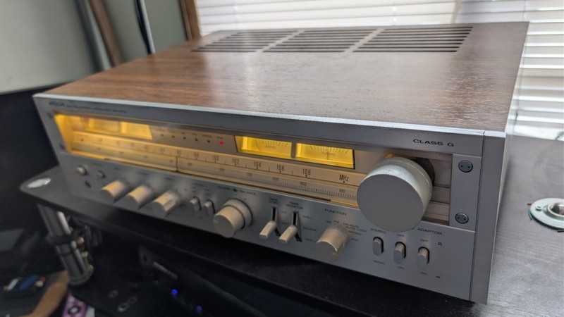 Vtg. Rare Hitachi SR 904 AM FM stereo receiver class G audio Japan 1978 -cleaned gallery