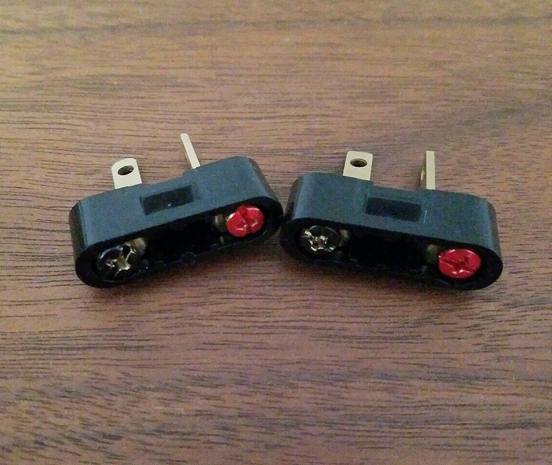 2 Akai Allied Radio Shack Stereo Speaker Jack Plug Connector Replacements,1 Pair gallery