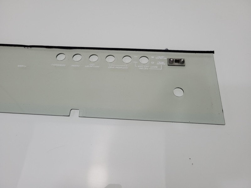 SANSUI 8080DB RECEIVER PARTS: PLASTIC FRONT PANEL gallery