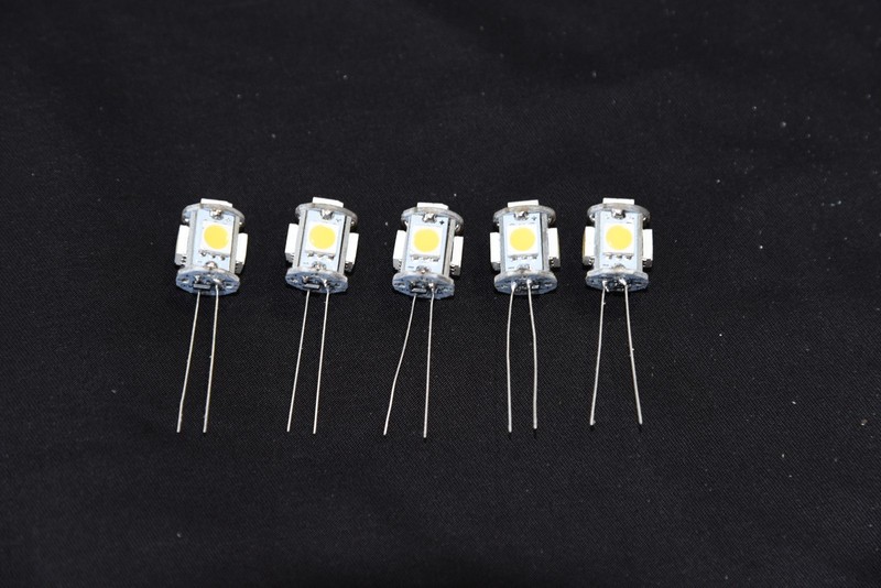 5 Lamp LED Light Bulbs for Sansui QRX-8001 QRX-9001 receiver dial panel