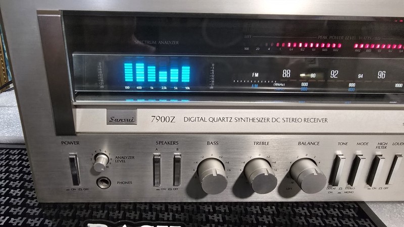 Sansui 7900Z Vintage Digital Quartz Synthesizer AM/FM DC Stereo Receiver Mint!