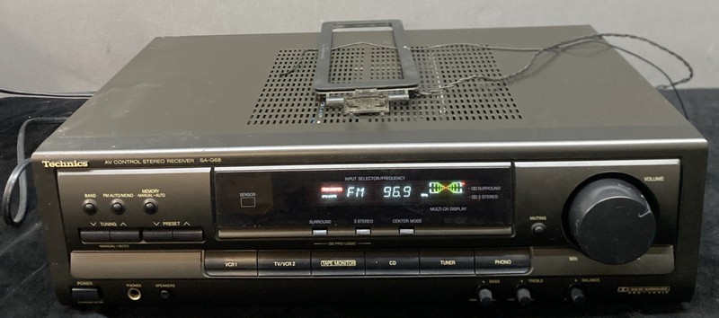 Technics SA-G68 Av Control Stereo Receiver Tested NO REMOTE