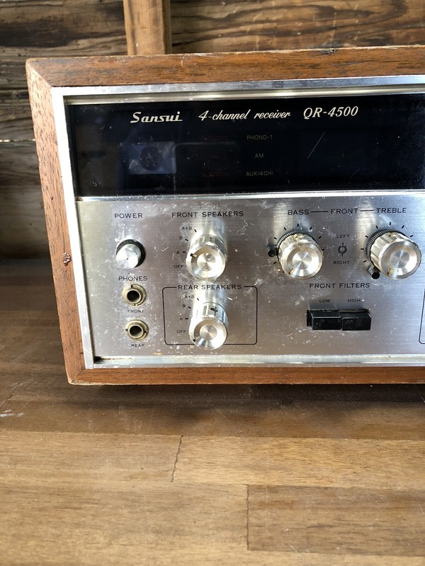 VTG Sansui QR-4500 4 Quad Channel Receiver Integrated Amplifier For Parts gallery