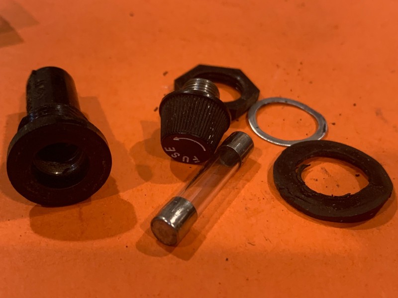 Pioneer SX 626 Stereo Receiver Parting Out - Fuse Assembly + Fuse gallery