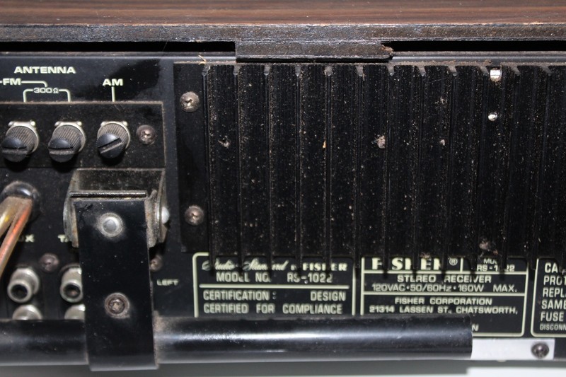 Vintage Fisher Studio Standard AM FM Stereo Receiver Model RS-1022 Powers On gallery