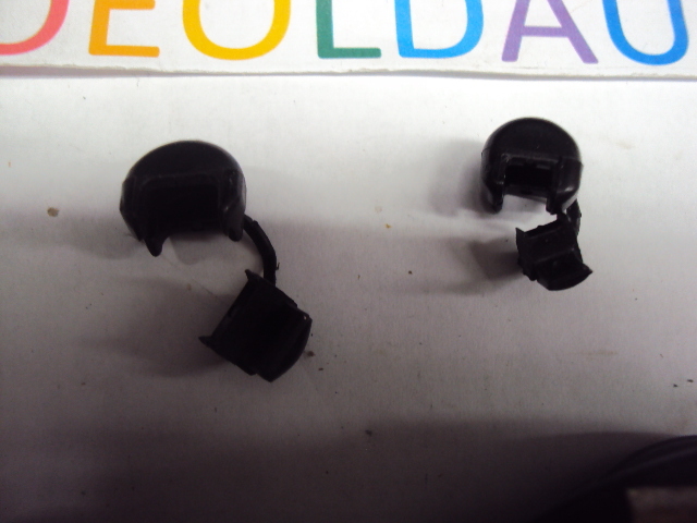 Fisher Universal Black Line Cord w/ AM Radio Antenna. 2 Strain Reliefs. Tested. gallery
